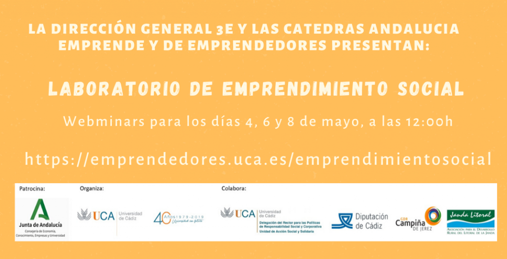 Webinars sobre Emprendimiento Social. Laboratorio Emprendimiento Social UCAEmprende