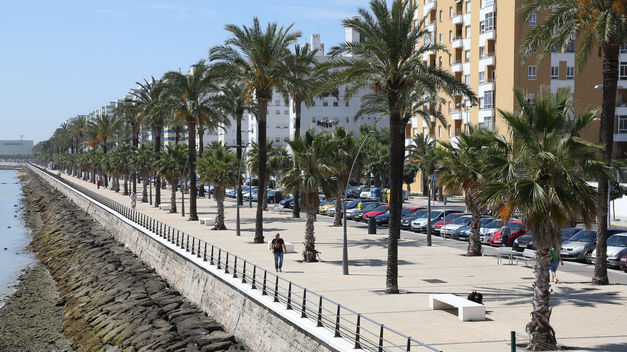 Barriada de La Paz, en Cádiz