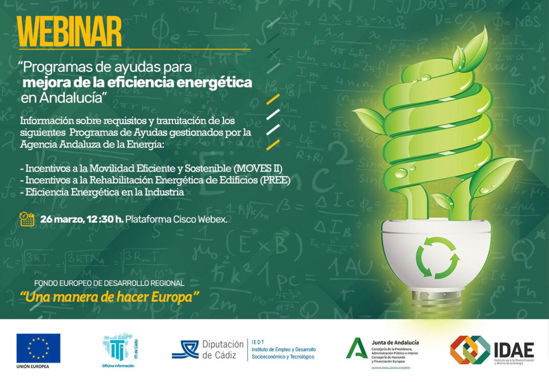 La Oficina de Información de la ITI de Cádiz ha celebrado la webinar «Programas de ayudas para