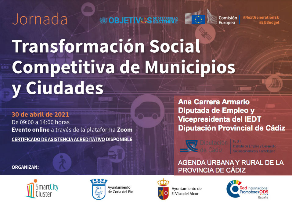 Jornada Online "Transformación Social Competitiva de Municipios y Ciudades"