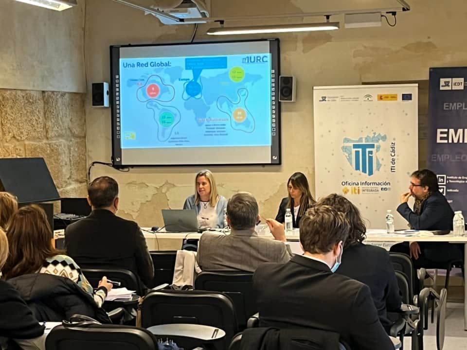 Intervención de Sandra Marín en 5º Encuentro Red EDUSIs-ITI de la Provincia de Cádiz
